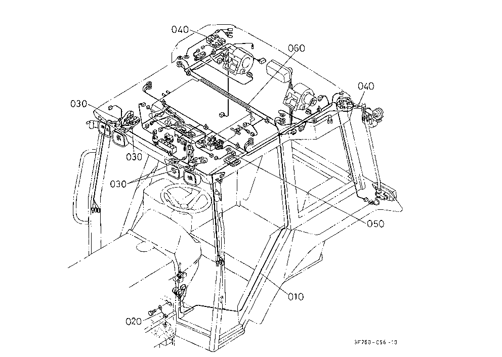 Electrical Wiring (Cab) [Ca] [Old Type]