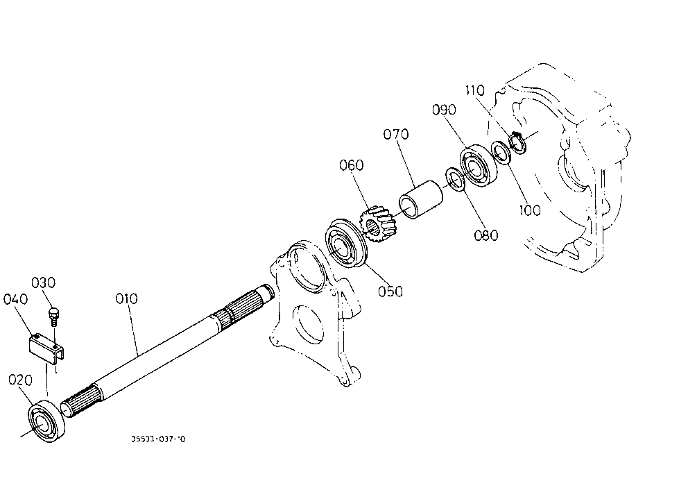 Pto Drive Shaft [Old Type]