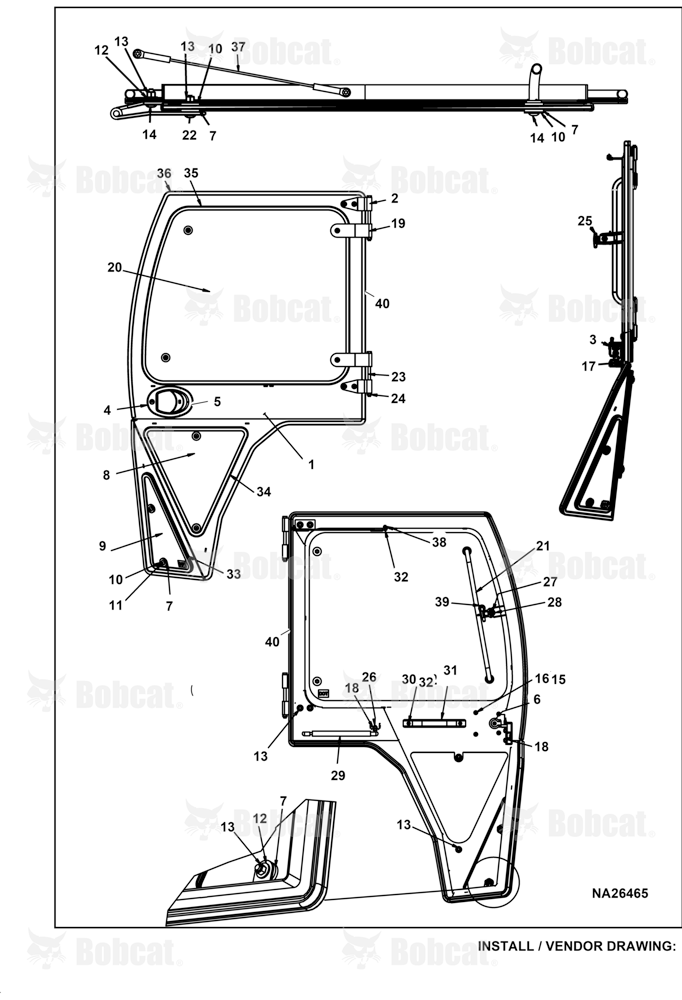CAB Kit (LH Assembly)(Door Assembly)