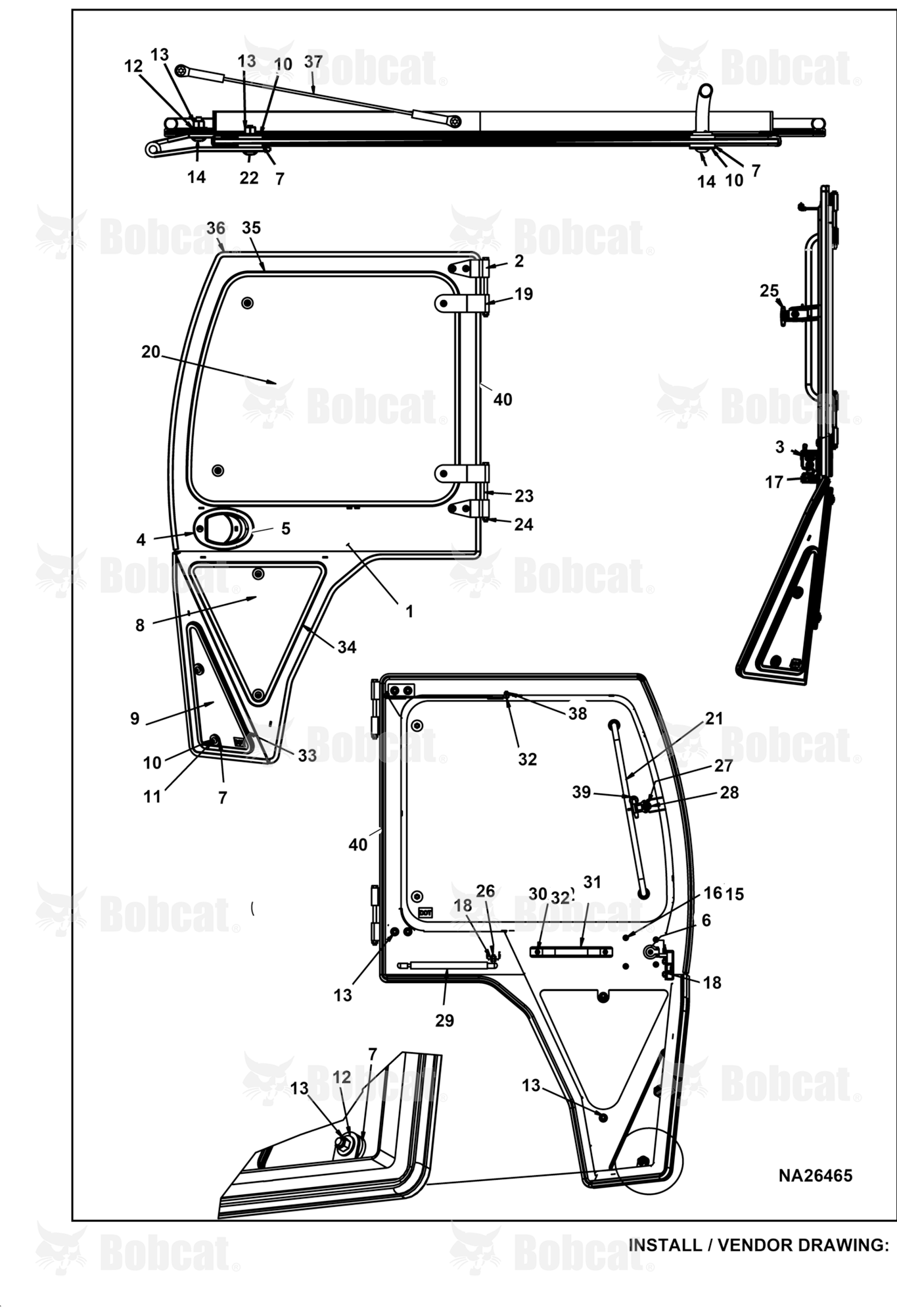 CAB Kit (LH Assembly)(Door Assembly)
