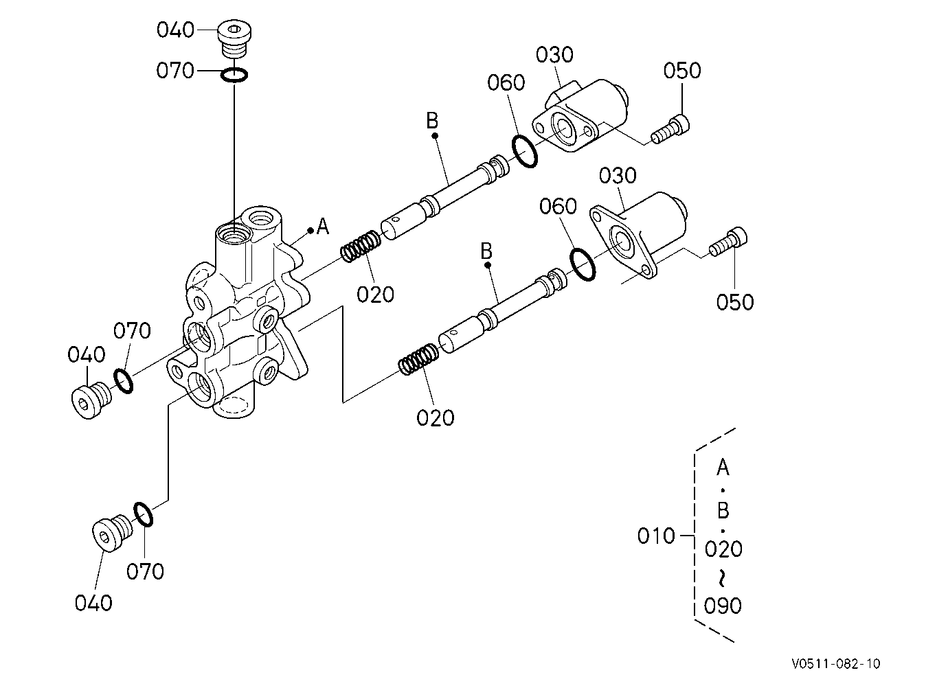 Change Valve (Component Parts)