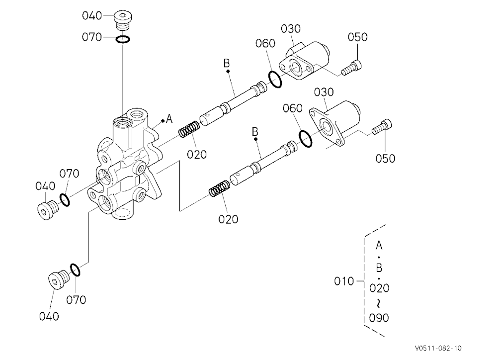 Change Valve (Component Parts)