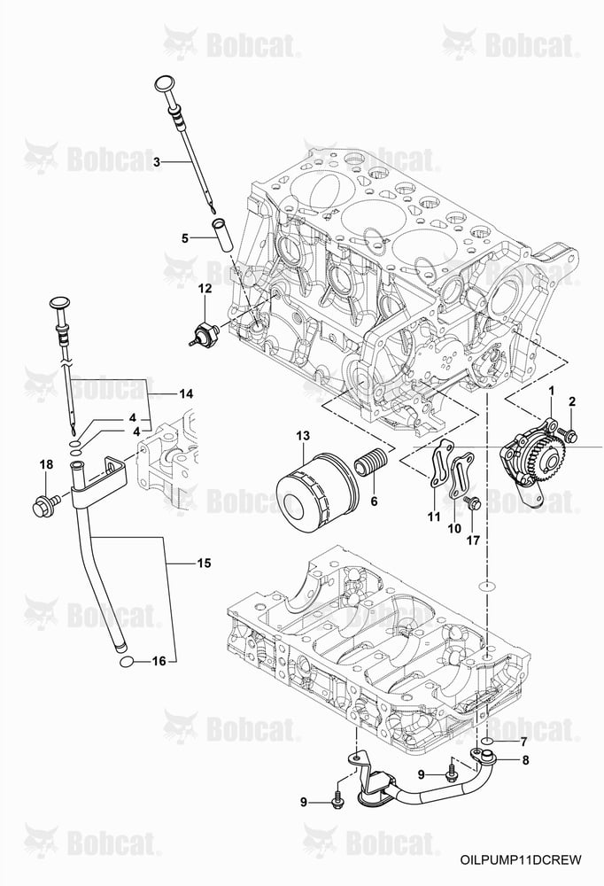 ENGINE, Oil System & Dipstick