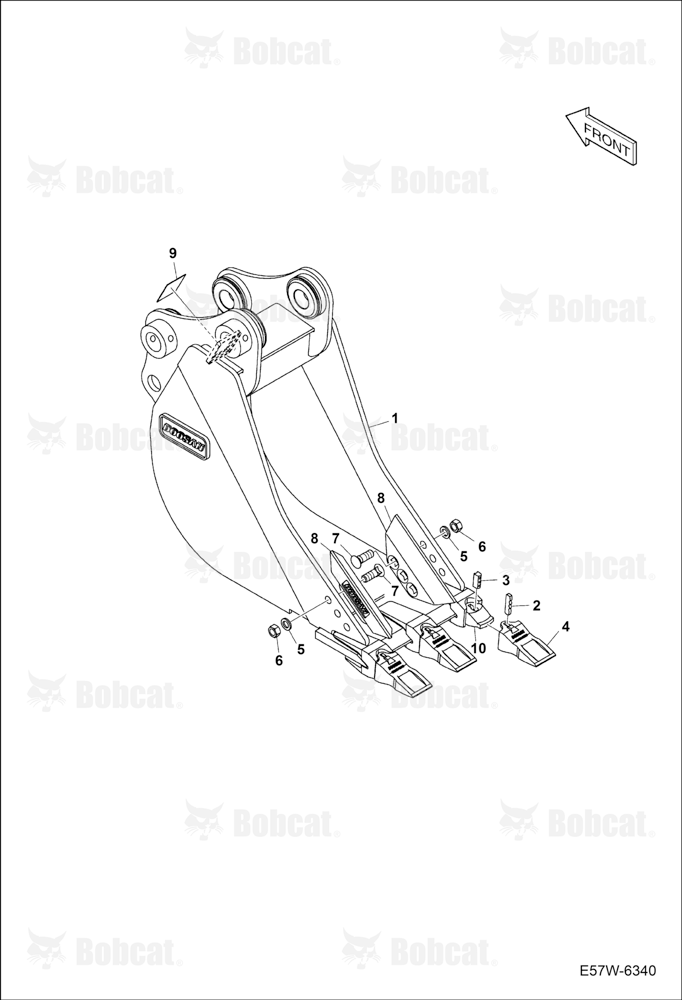 Bucket (0,07 m cubic) (G Class)