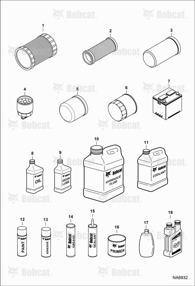 Maintenance Items (Service Parts)
