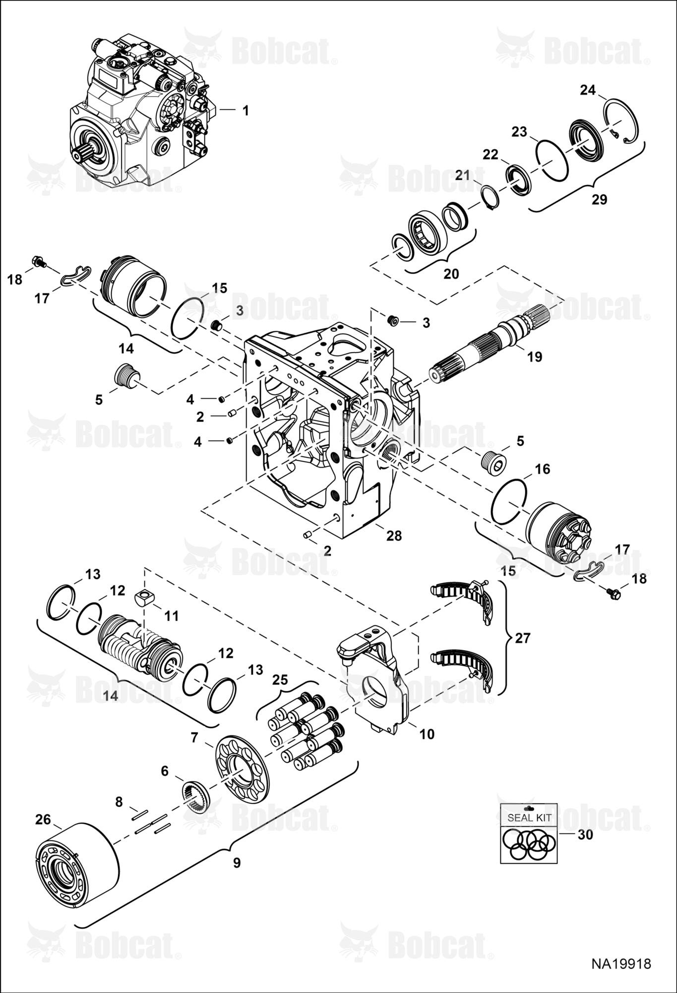 Hydrostatic Pump  B53A11001 - B53A11999