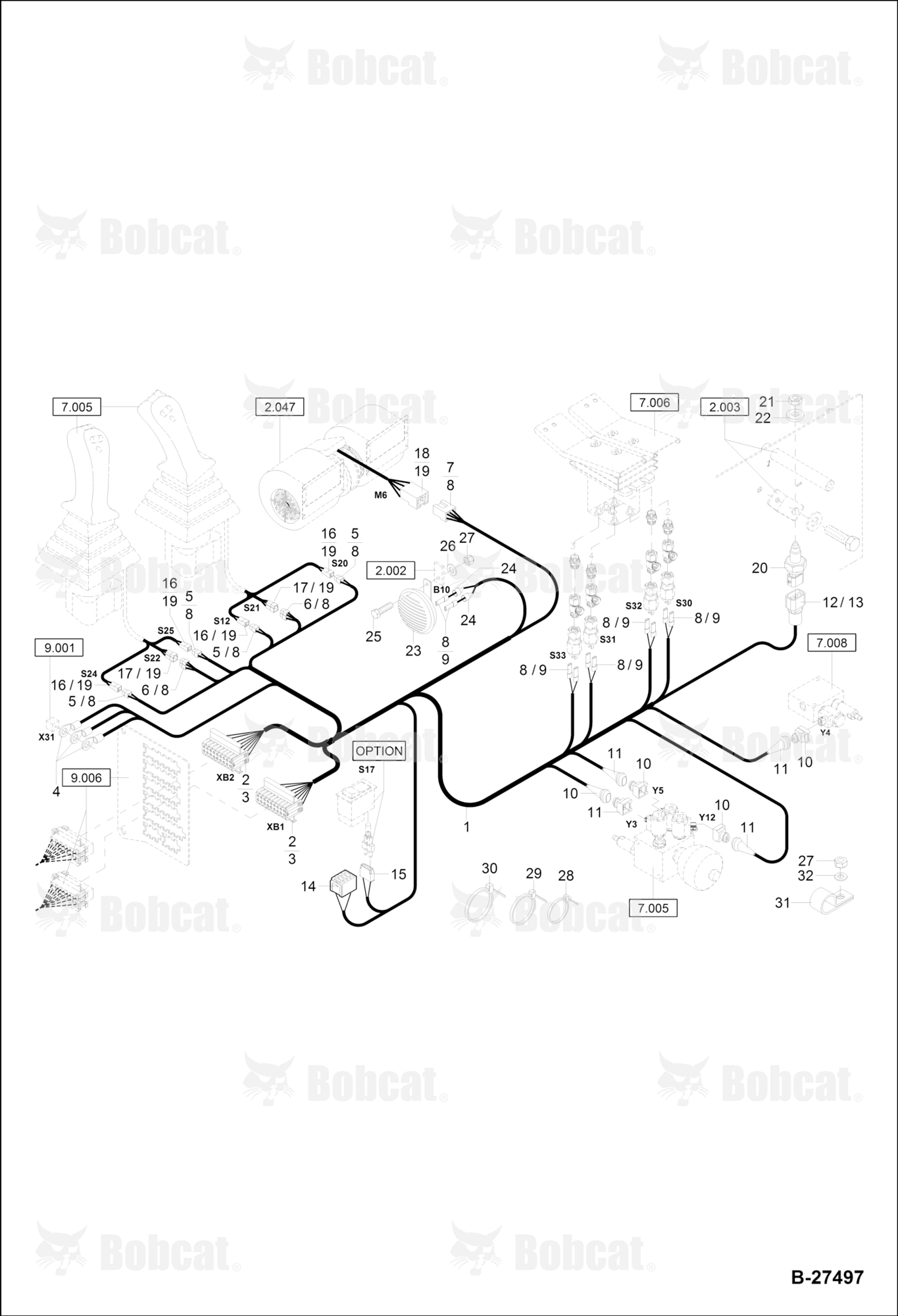 Electric Installation - Floor Frame  120000A2842 & Above