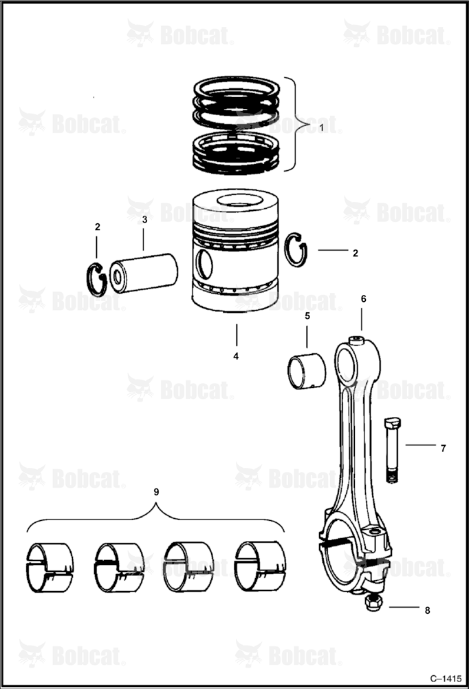 Connecting Rod & Piston (Perkins)