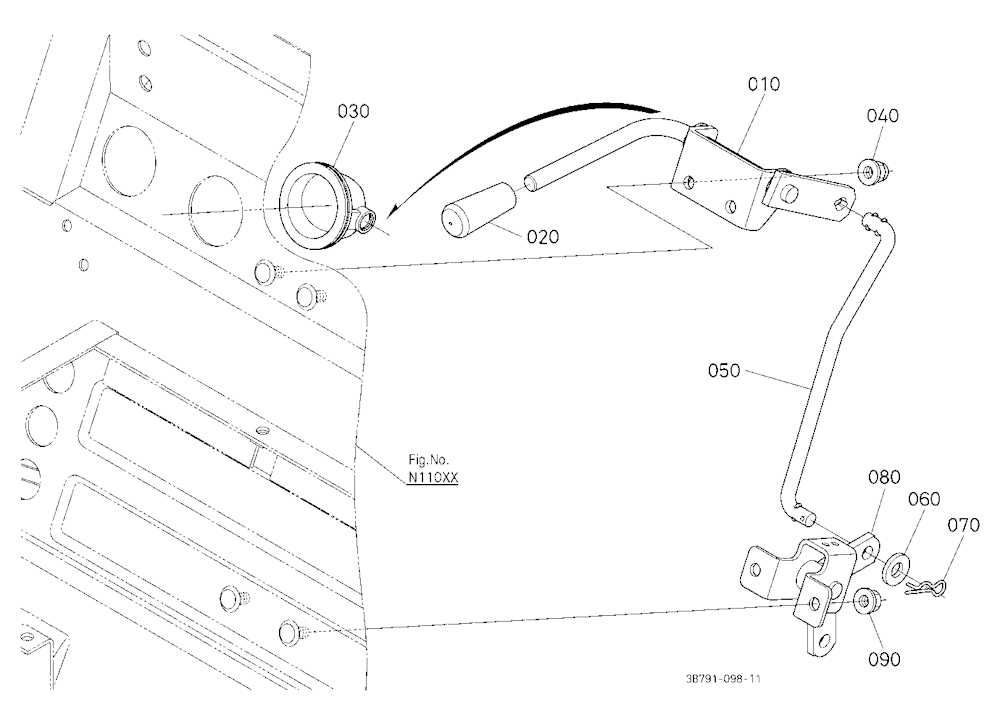 Pto Gear Shift Lever