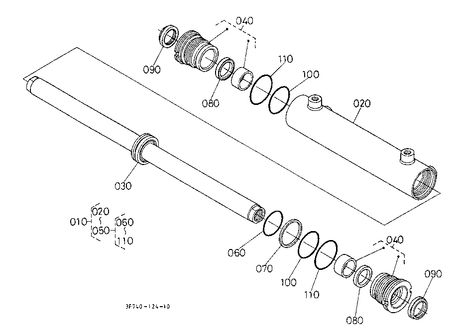 Steering Cylinder [Component Parts]