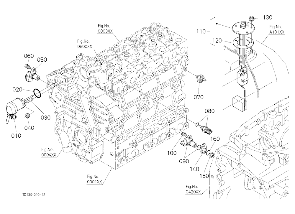 Switch/Sensor (Engine) [Except Hst Type]