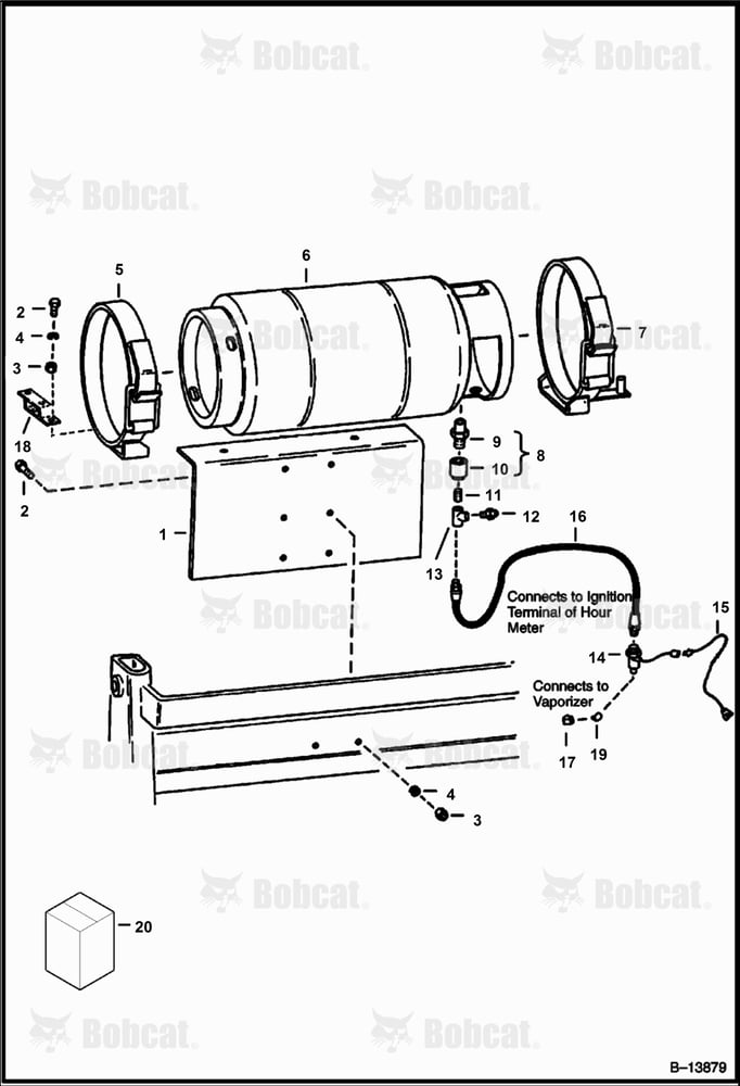 LP Gas Tank & Attaching Parts