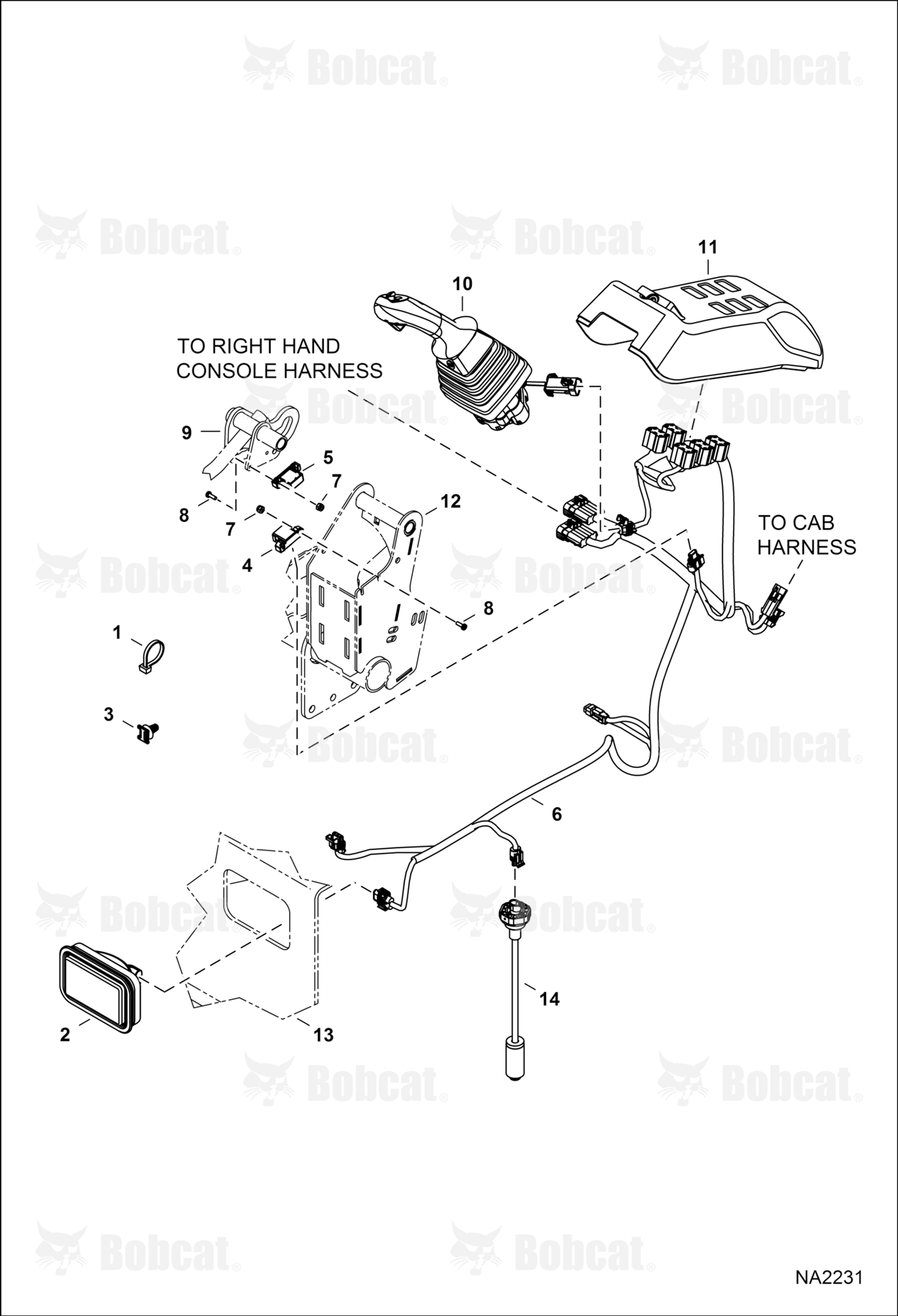 Controls Electrical (LH Console)  B3NT11001 - B3NT13000