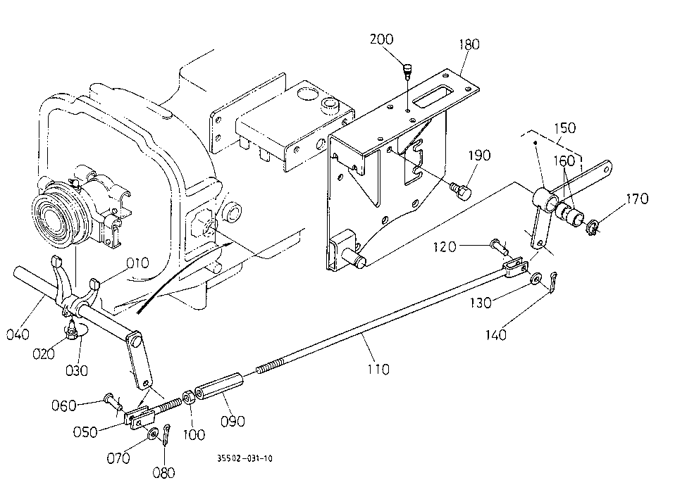 Pto Clutch Fork [Only M4030Su---Old Type]