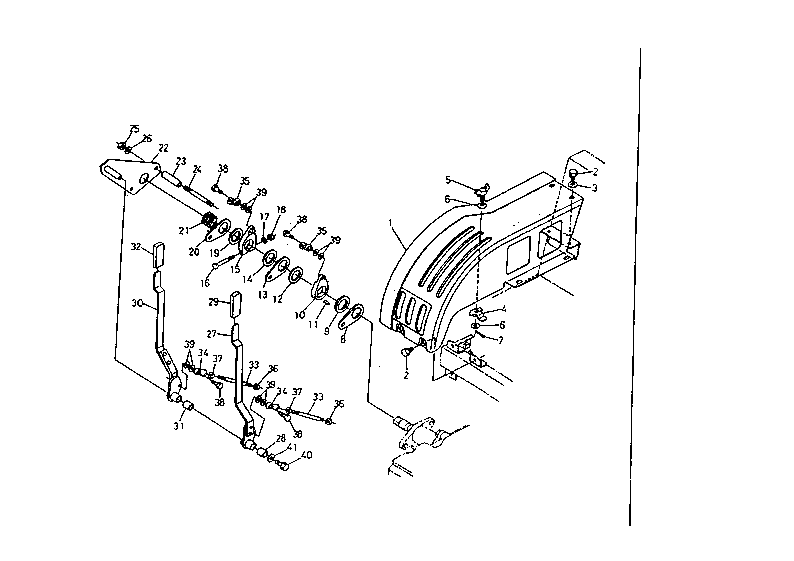 Draft And Position Control Lever