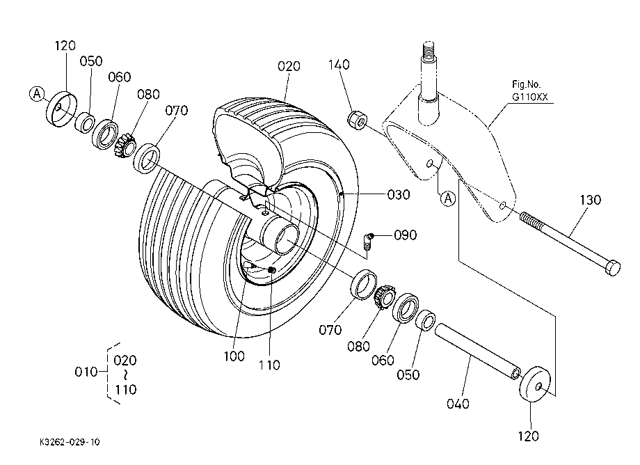 Front Wheel (13*5.0-6)
