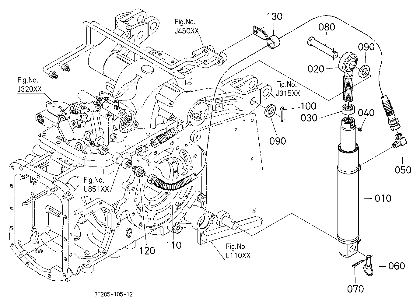 Assist Cylinder Kit Lh [Option]