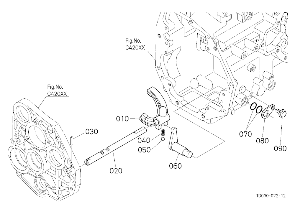 Range Gear Shift Fork [Manual T/M Type]