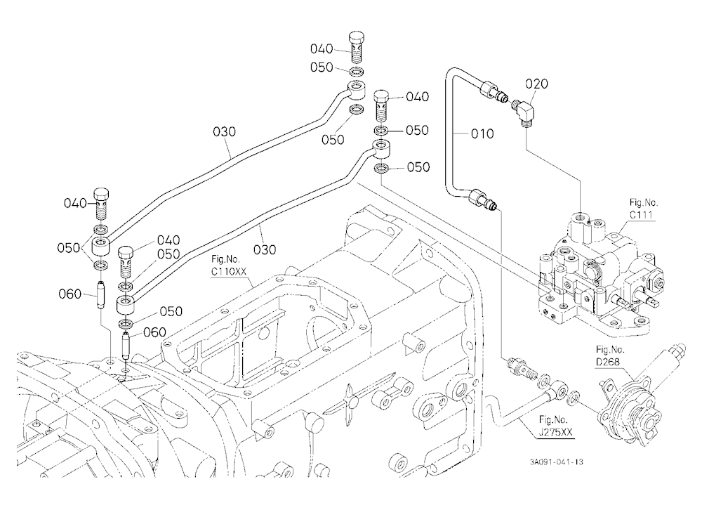 Hydraulic Oil Line (Shuttle/Pto)