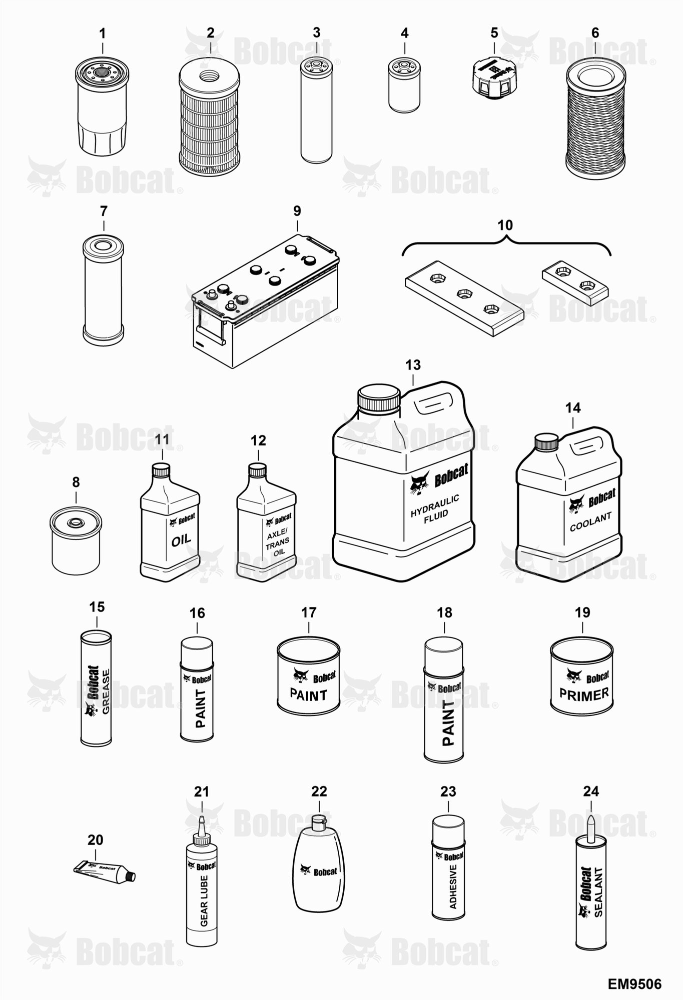 Maintenance Items (Service Parts)