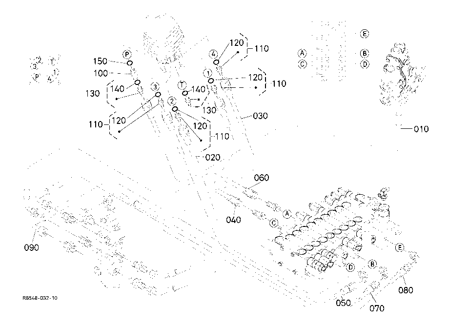 Oil Piping (Control Lh)