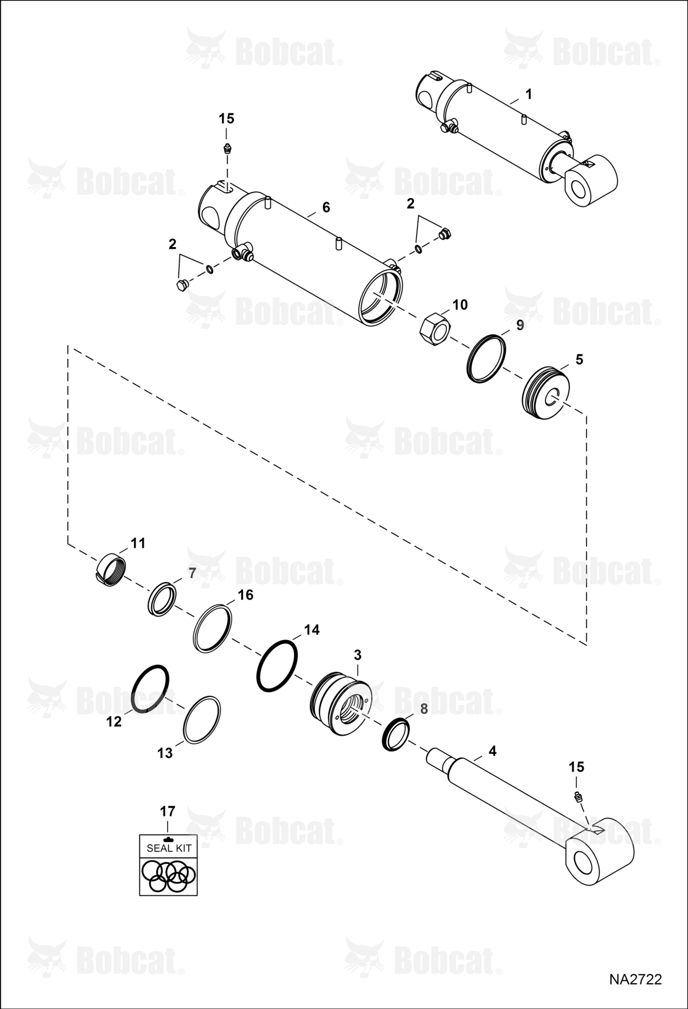 Blade Cylinder (Lift)(Standard Blade)
