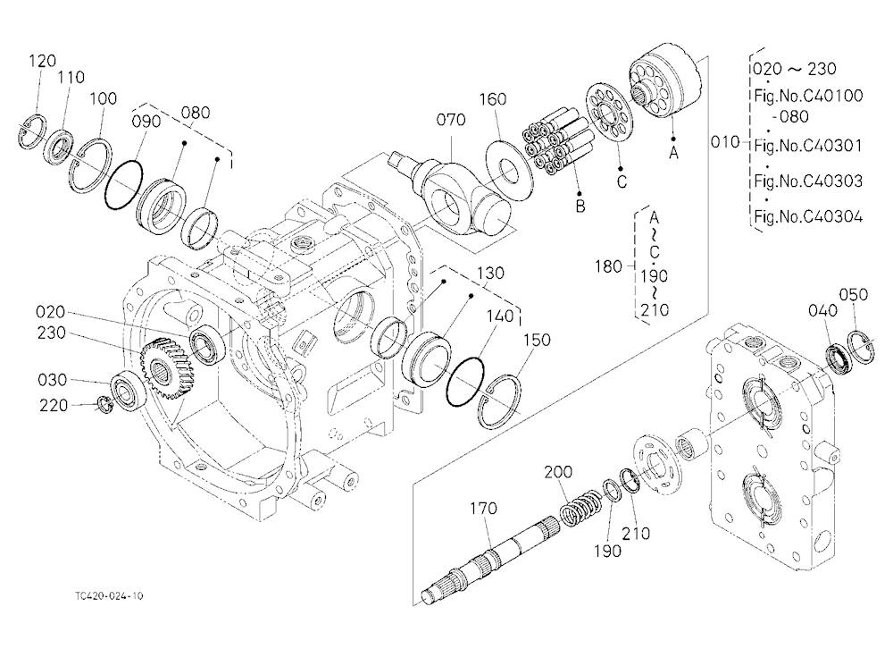 Hst (Pump Shaft) [Component Parts]