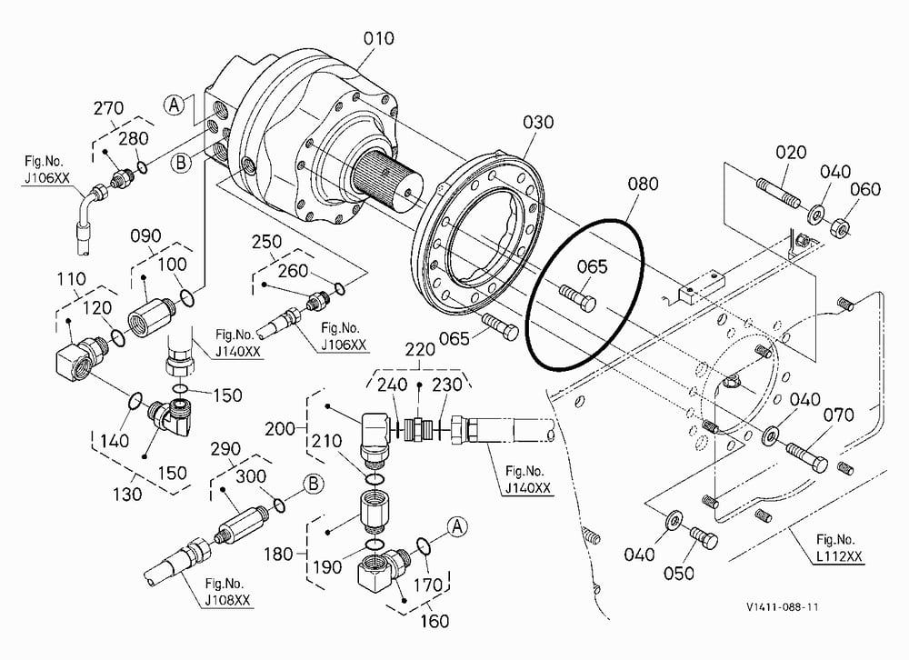 HST MOTOR LH