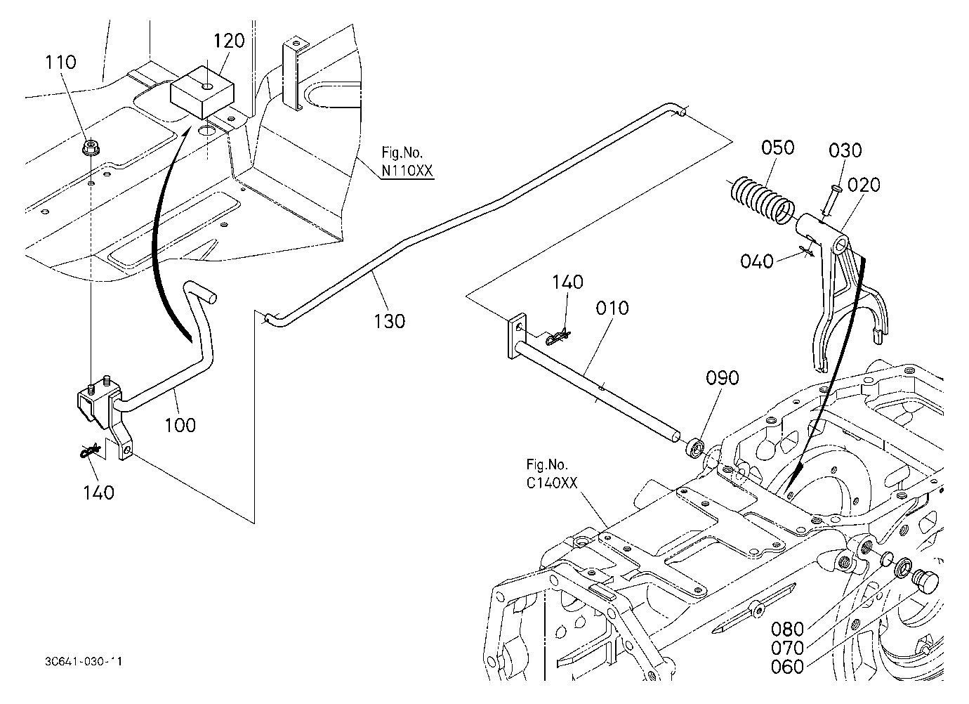 Differential Lock Shift Fork