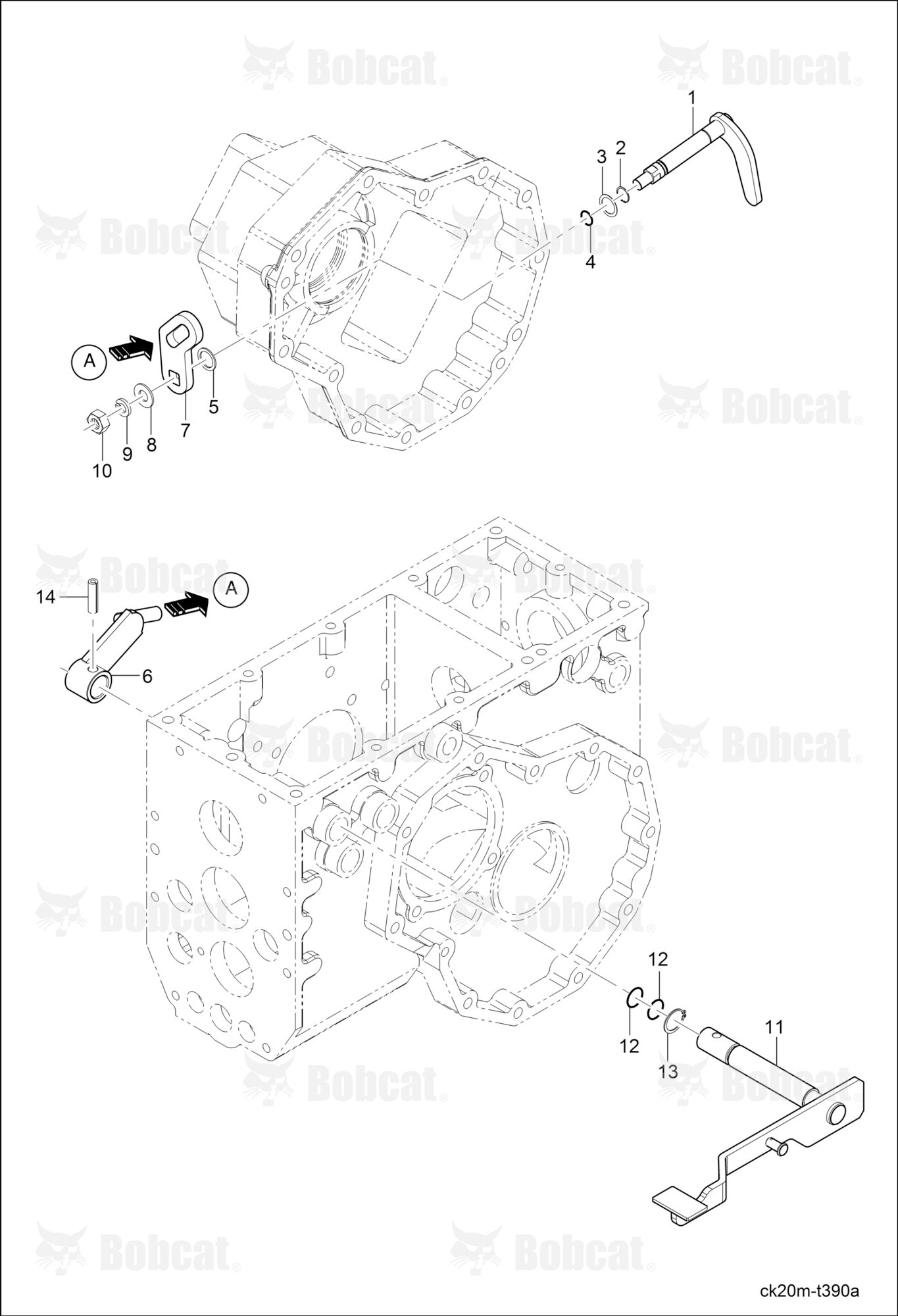 DIFF Lock Fork Group