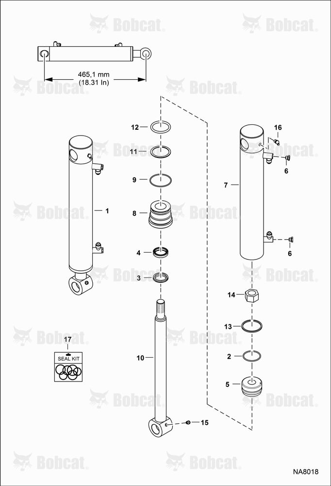 Boom Swing Cylinder