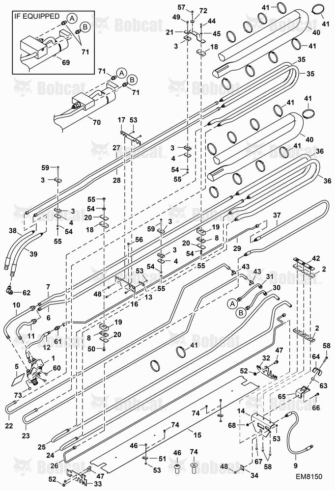 Hydraulic Circuitry (Boom Auxiliary, Tilt & Extension)