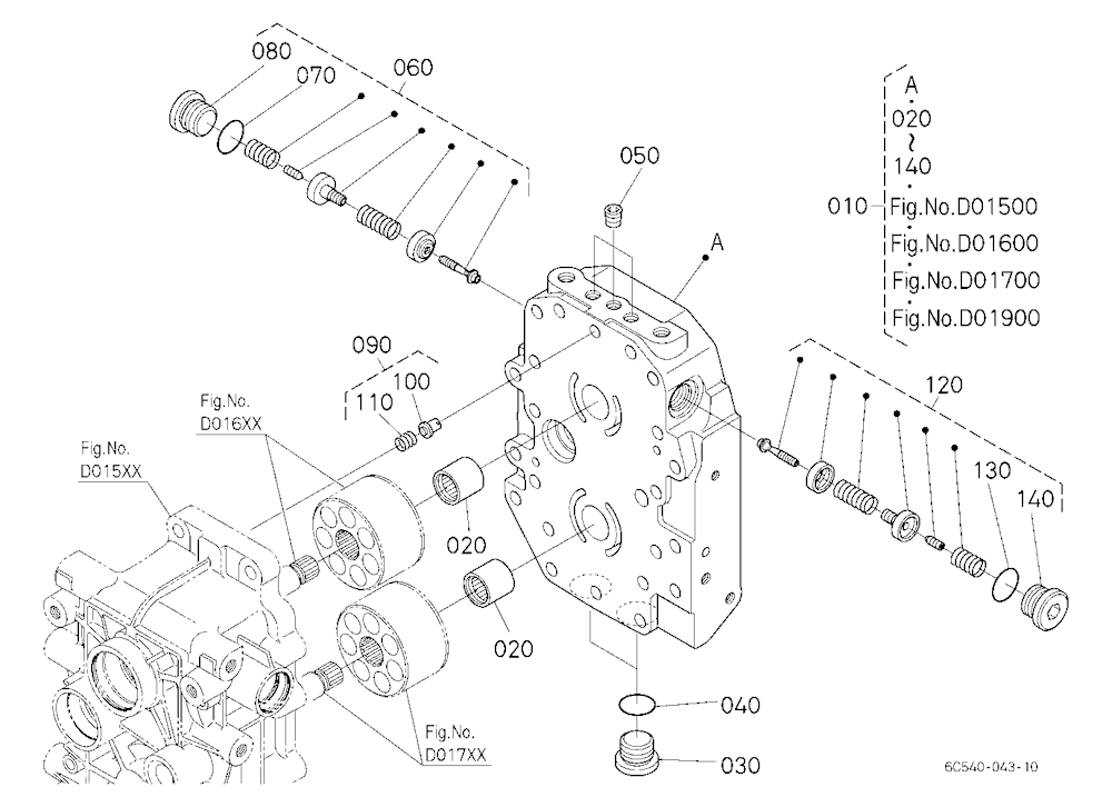Hst4 (Port Block Cover) [Component Parts]