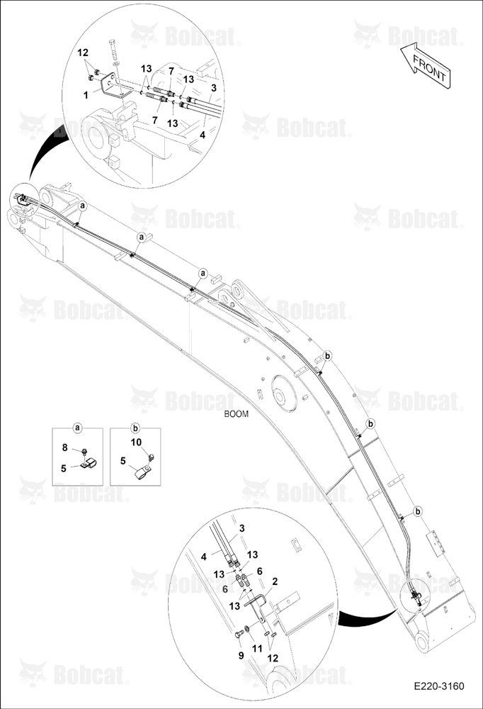 Boom Piping (Quick Clamp)(Boom 5.7m)