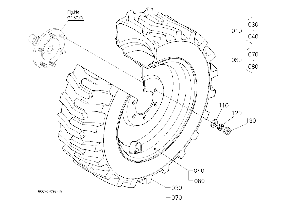 Front Wheel(23*8.50-14R4)