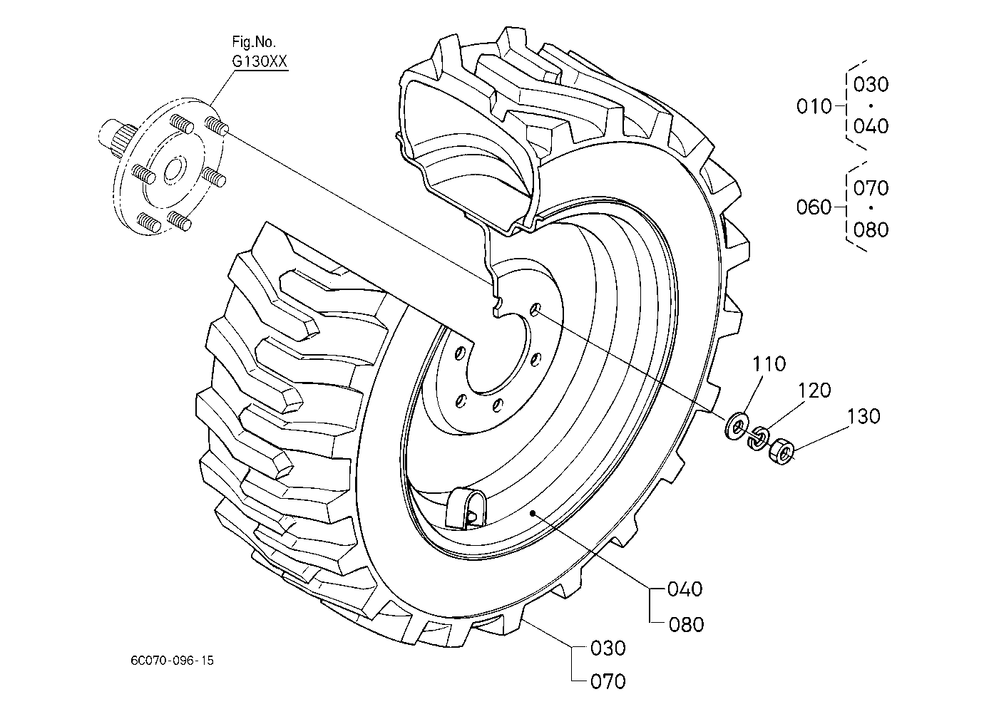 Front Wheel(23*8.50-14R4)