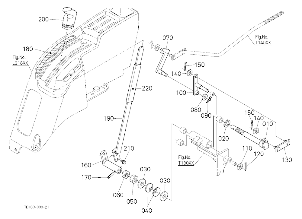 Draft Control Lever (With Draft) (W/G No.L8318) [O