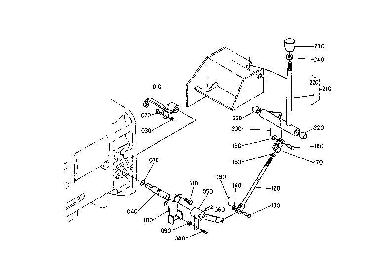 Front Wheel Drive Lever