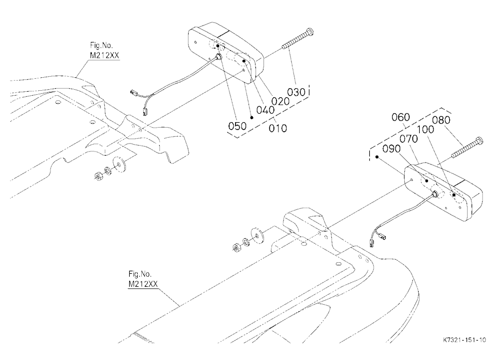 Turn Signal Light Kit (Rear) [Option]