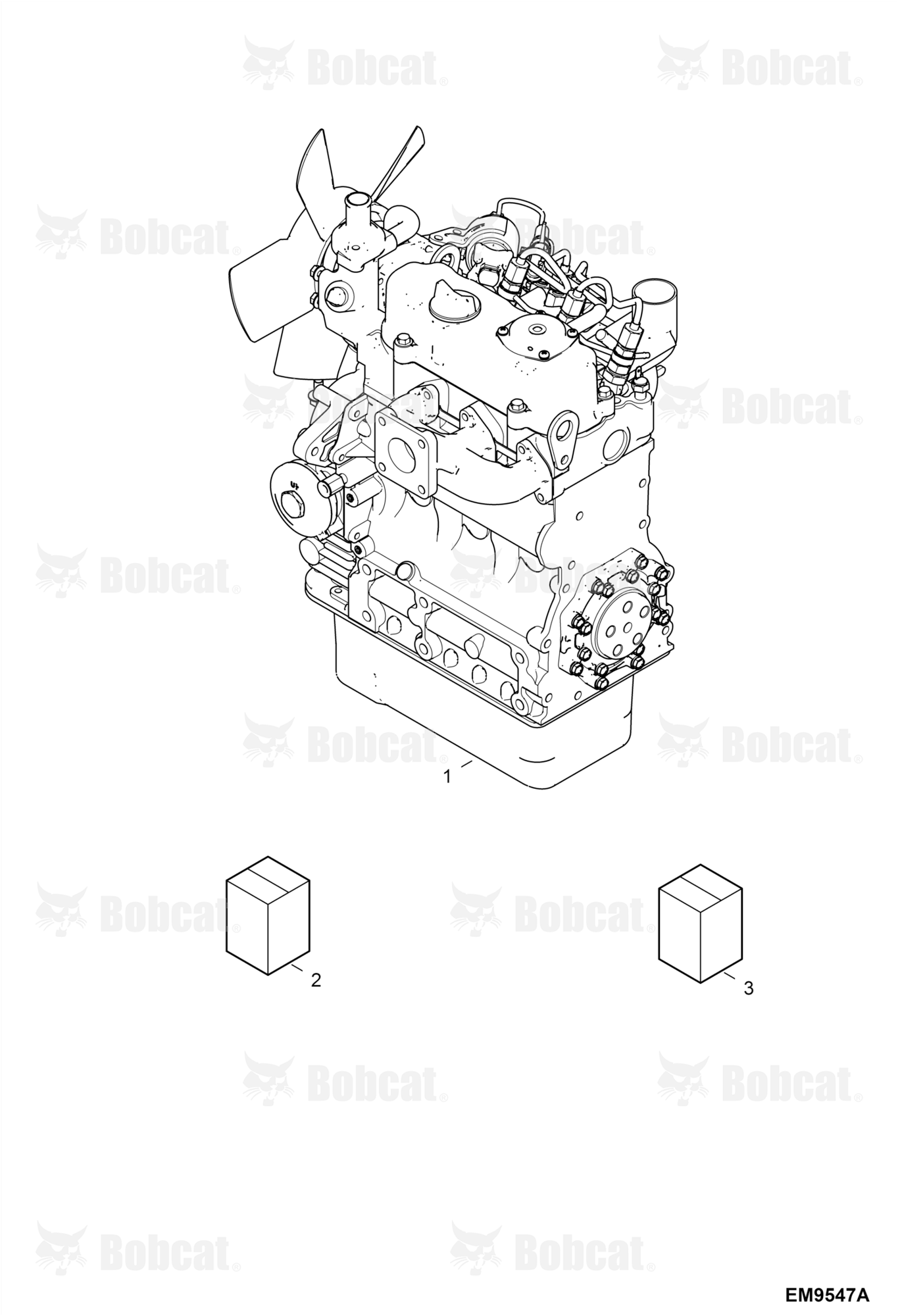 Engine & Gasket Kits (Engine S/N 4JC0001 & Above)