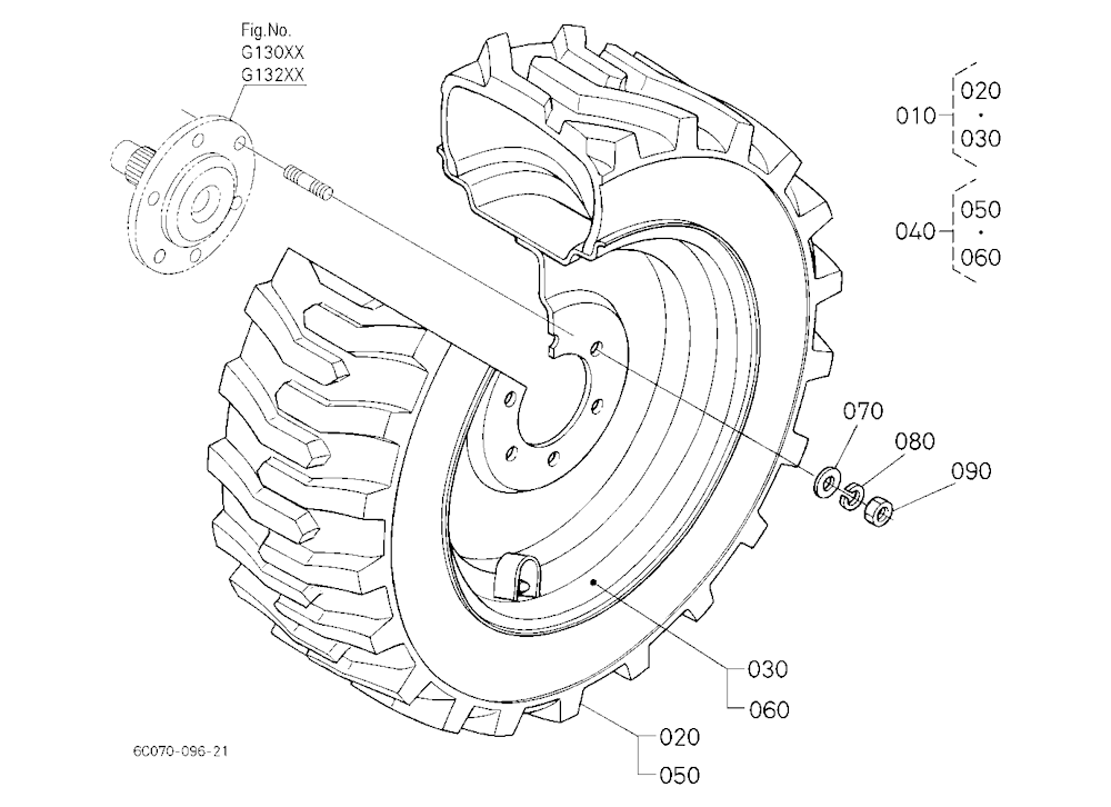 Front Wheel (23*8.50-14R4)
