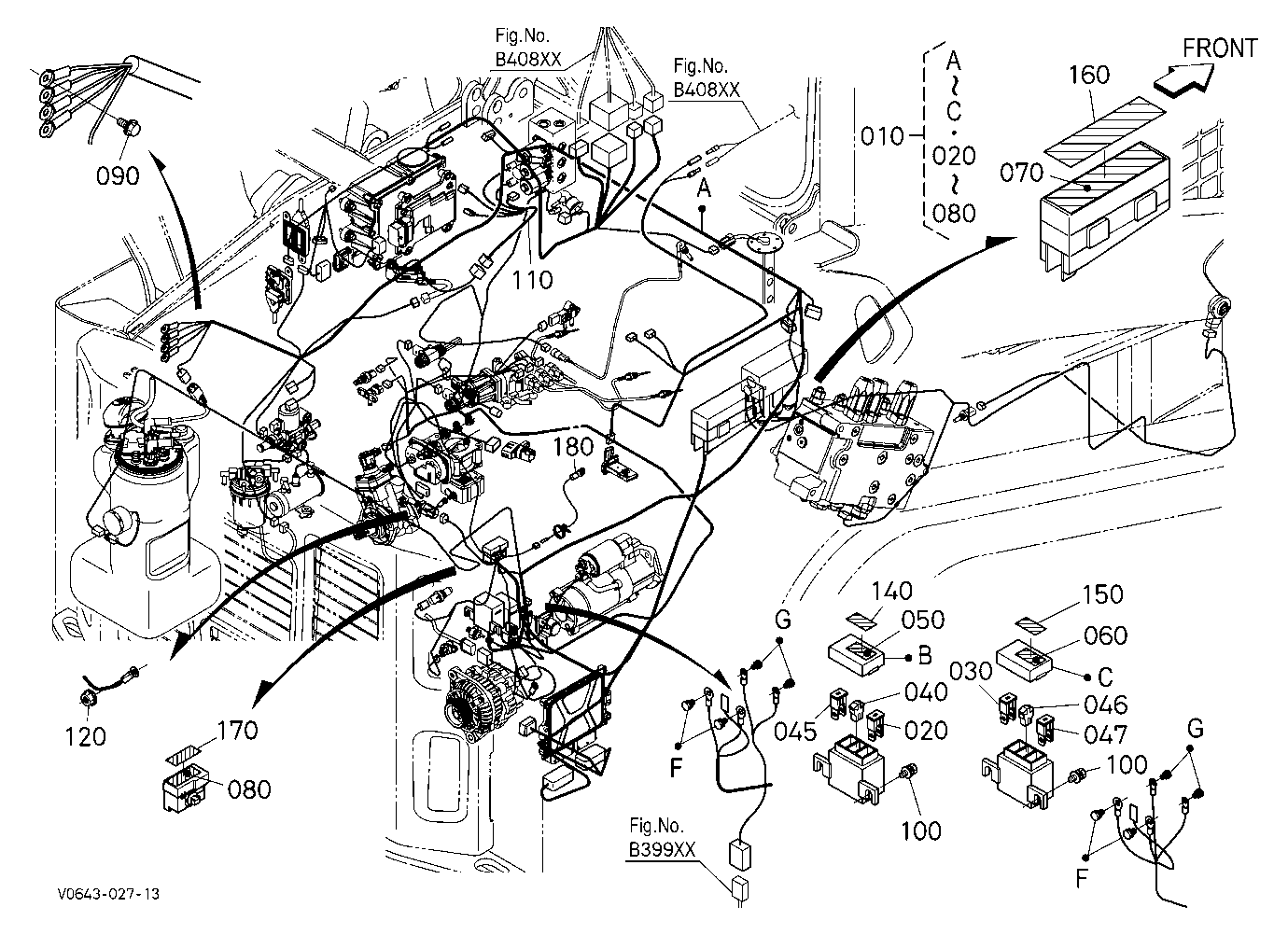 Wire Harness (Engine) [High Flow] [Manual Hitch]