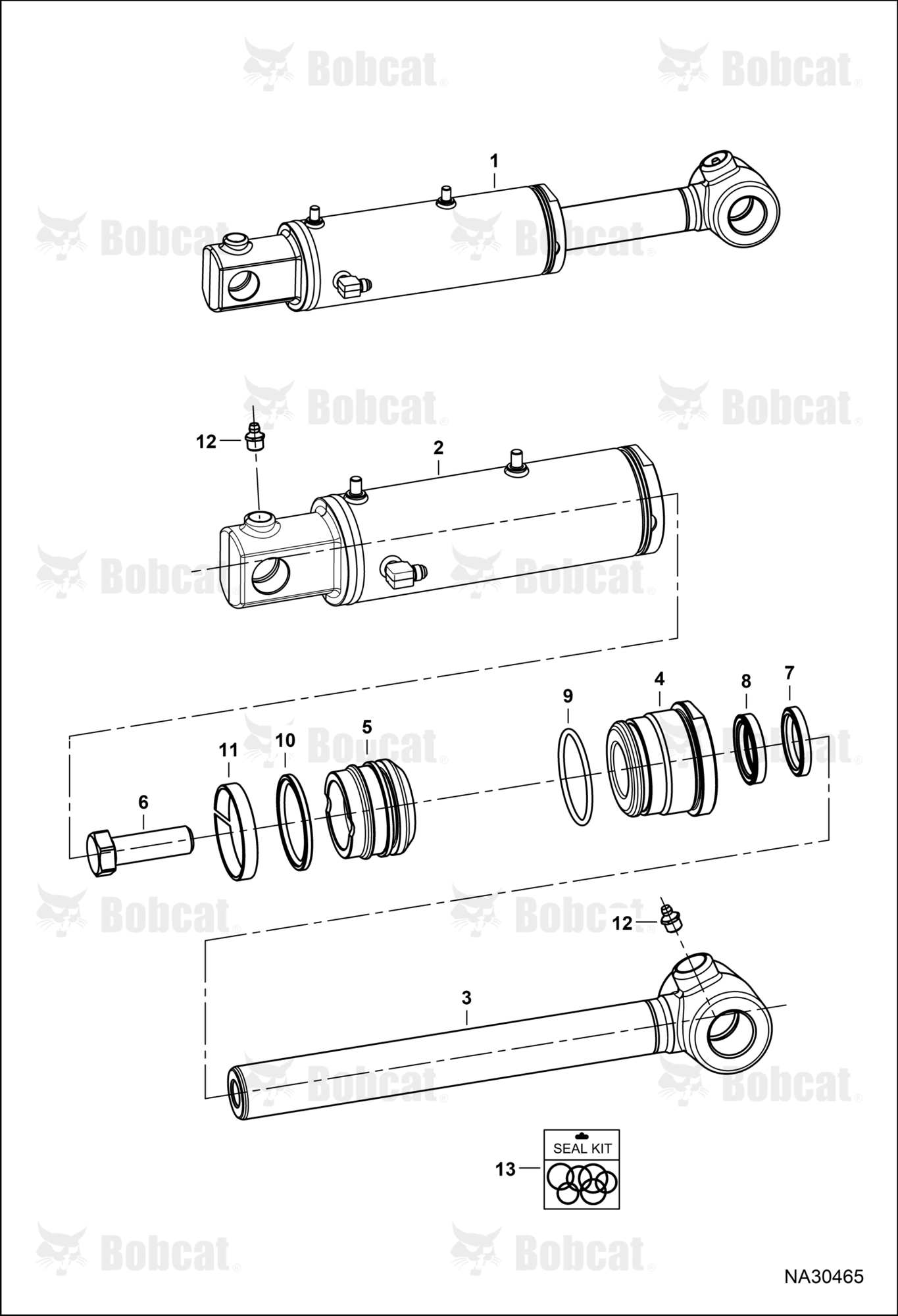 Blade Cylinder (Lift) (Angle Blade) (Ognibene)