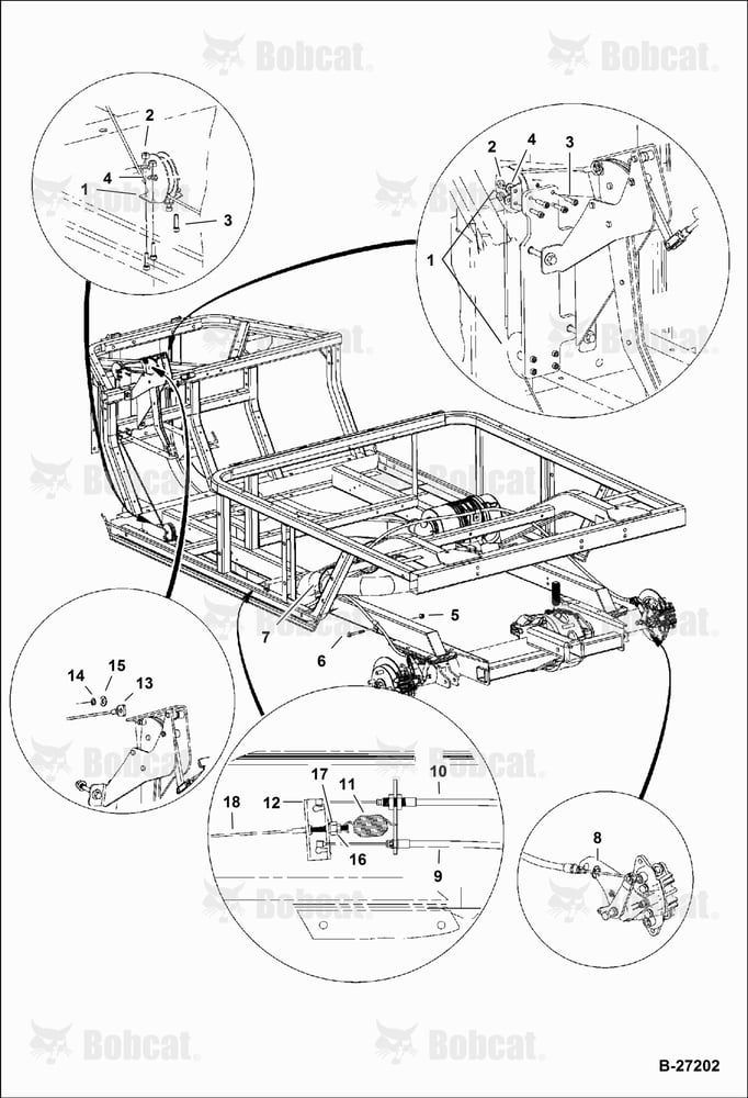 Park Brake Assembly (With Pulley System)