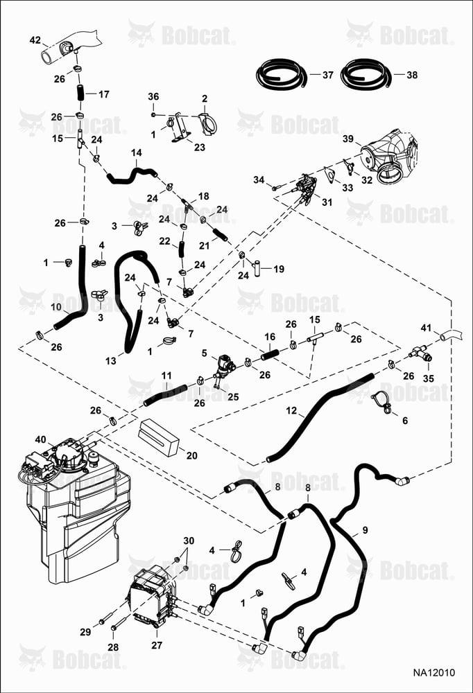 Engine & Attaching Parts (SCR System) (Plumbing)