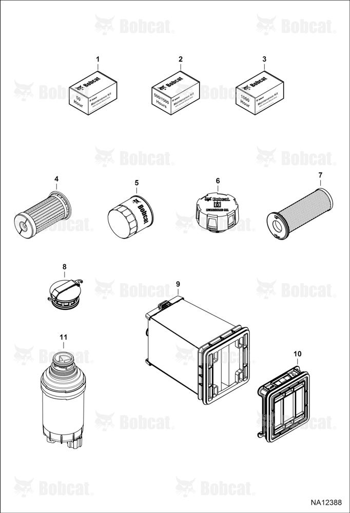 Maintenance Items (Scheduled Maintenance) (Canister Cooling Fan Filter)