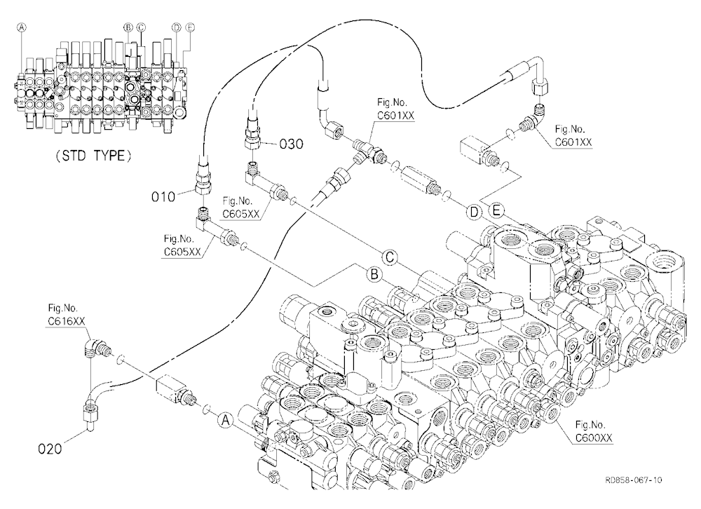 Oil Piping (Pilot Port)