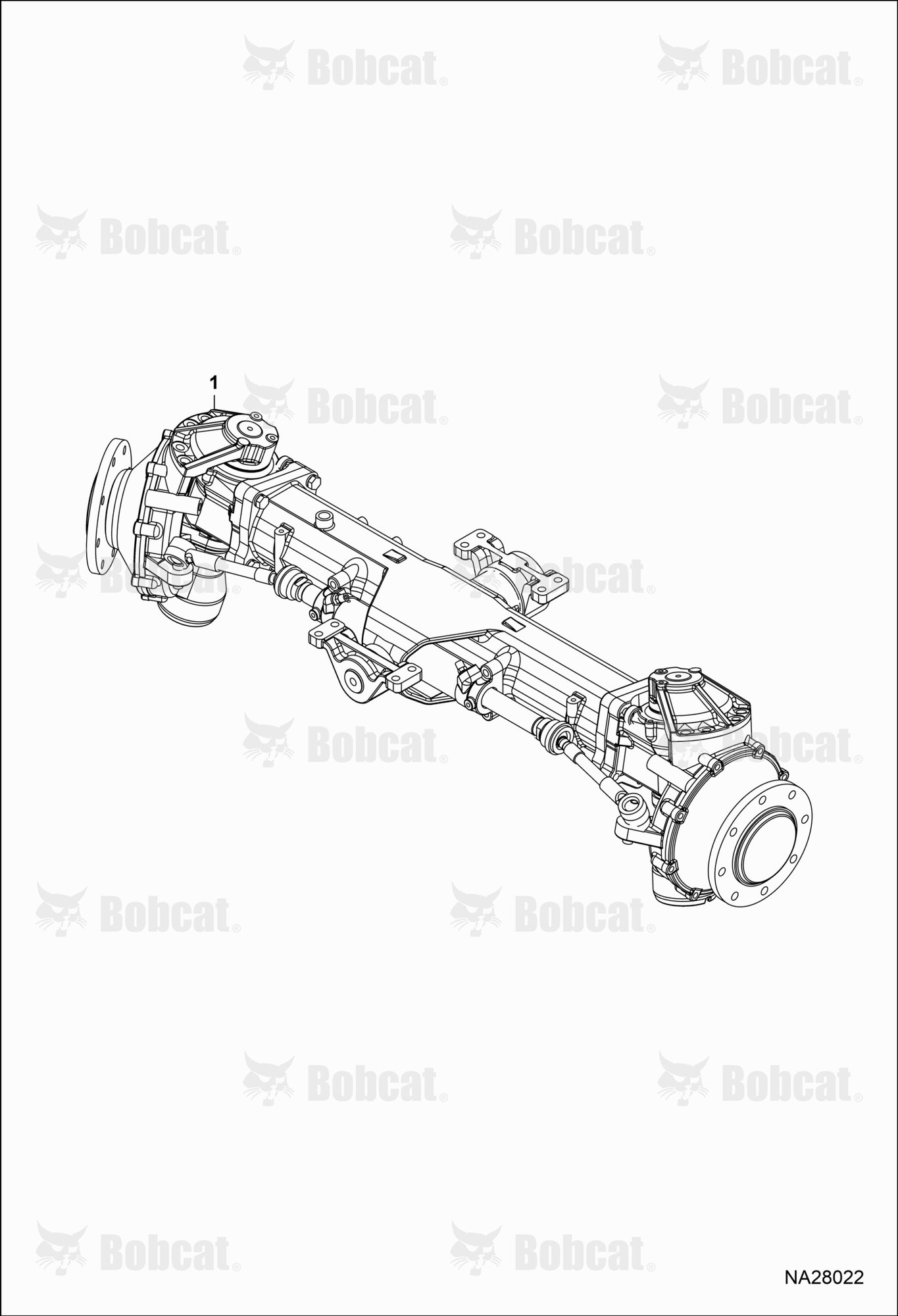 Front Axle Full Assembly