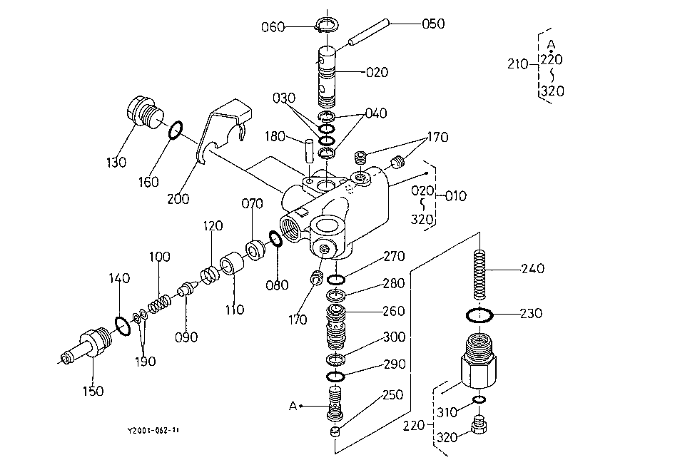 Hydraulic Block (Ps) [Component Parts]