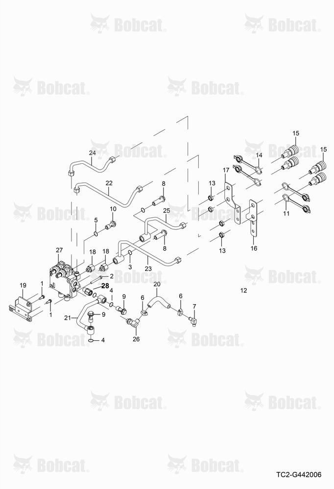 External Hydraulic Valve Group